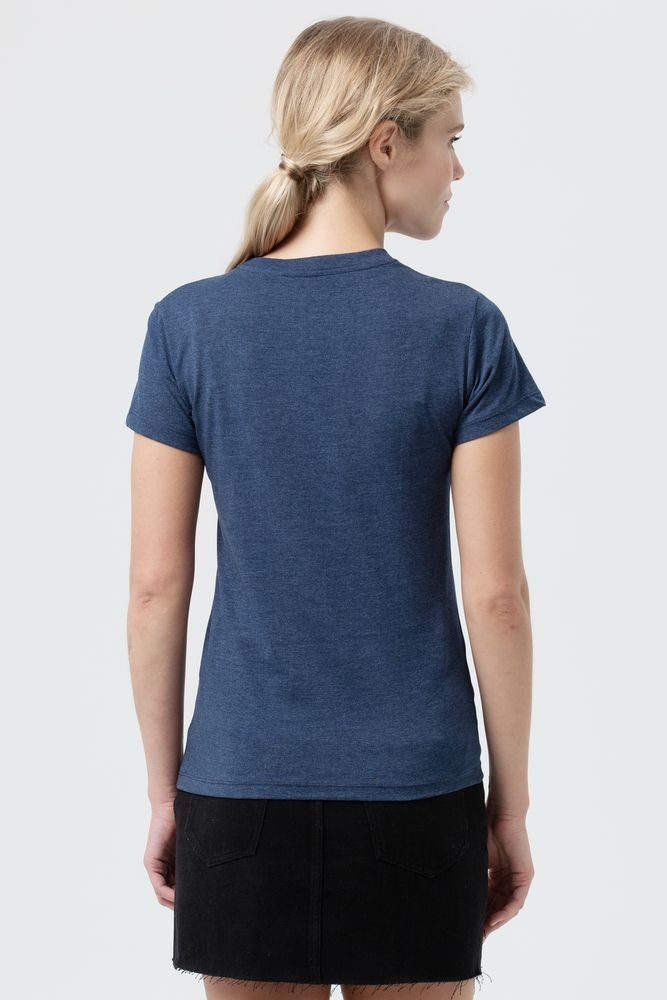 Футболка женская Regent Fit Women, синий меланж — изображение 6