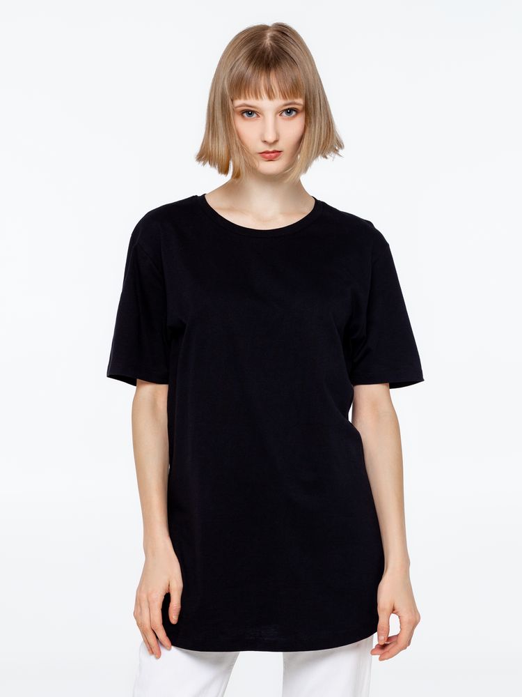 Футболка удлиненная Magnum, черная — изображение 6