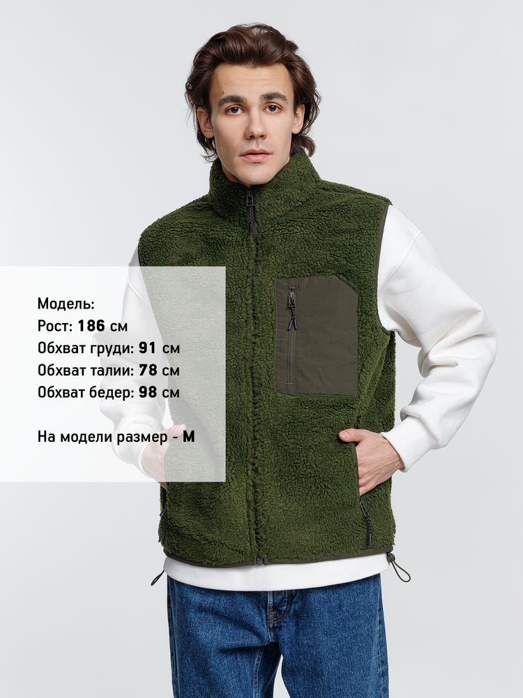 Жилет унисекс Fury BW, хаки — изображение 9