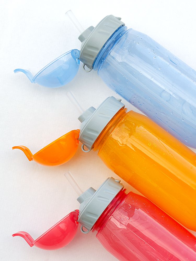 Бутылка для воды Aquarius, оранжевая — изображение 6