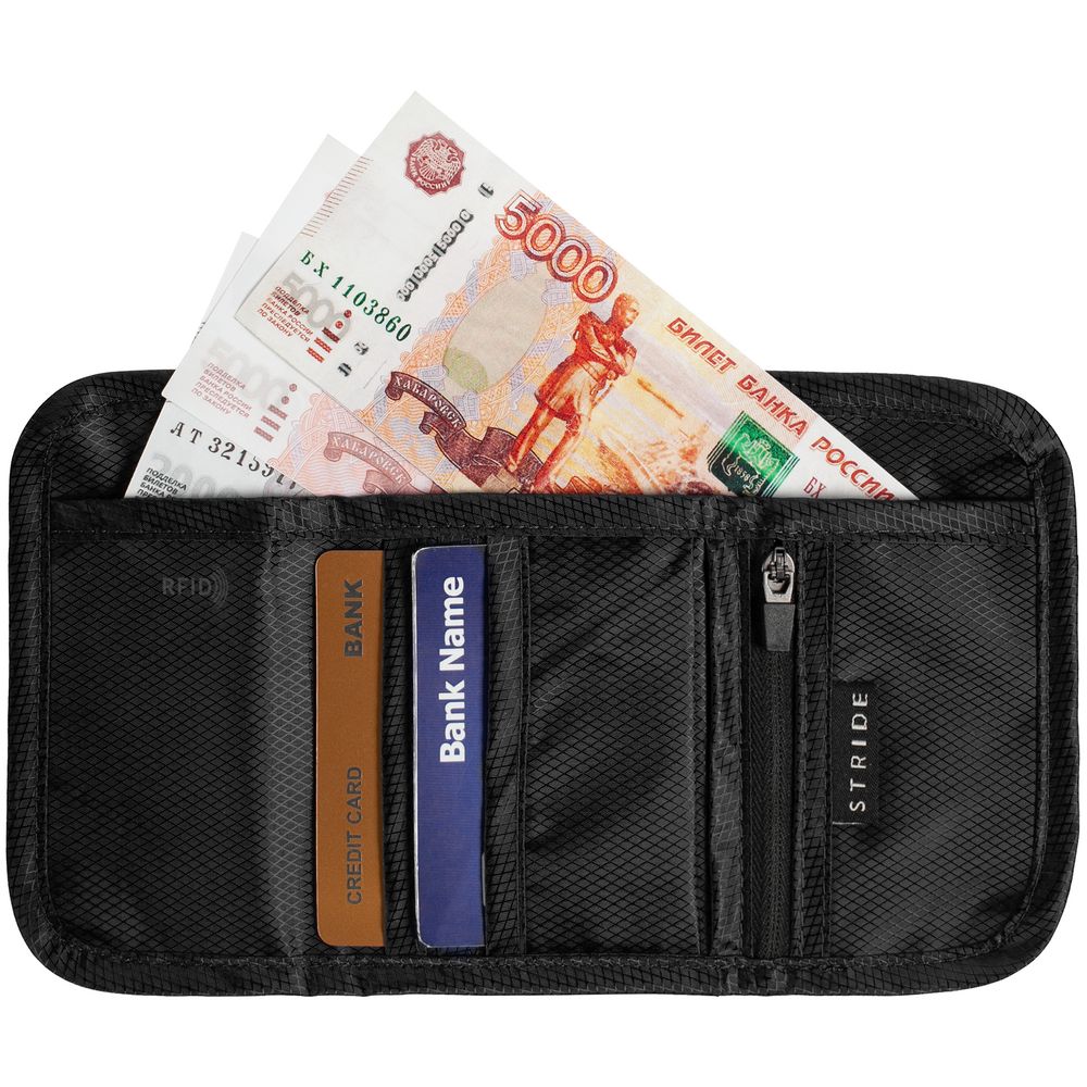 Кошелек Torren с RFID-защитой, черный — изображение 6