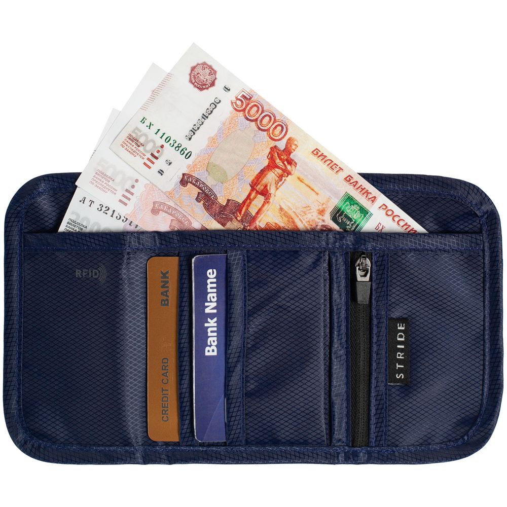 Кошелек Torren с RFID-защитой, синий — изображение 6