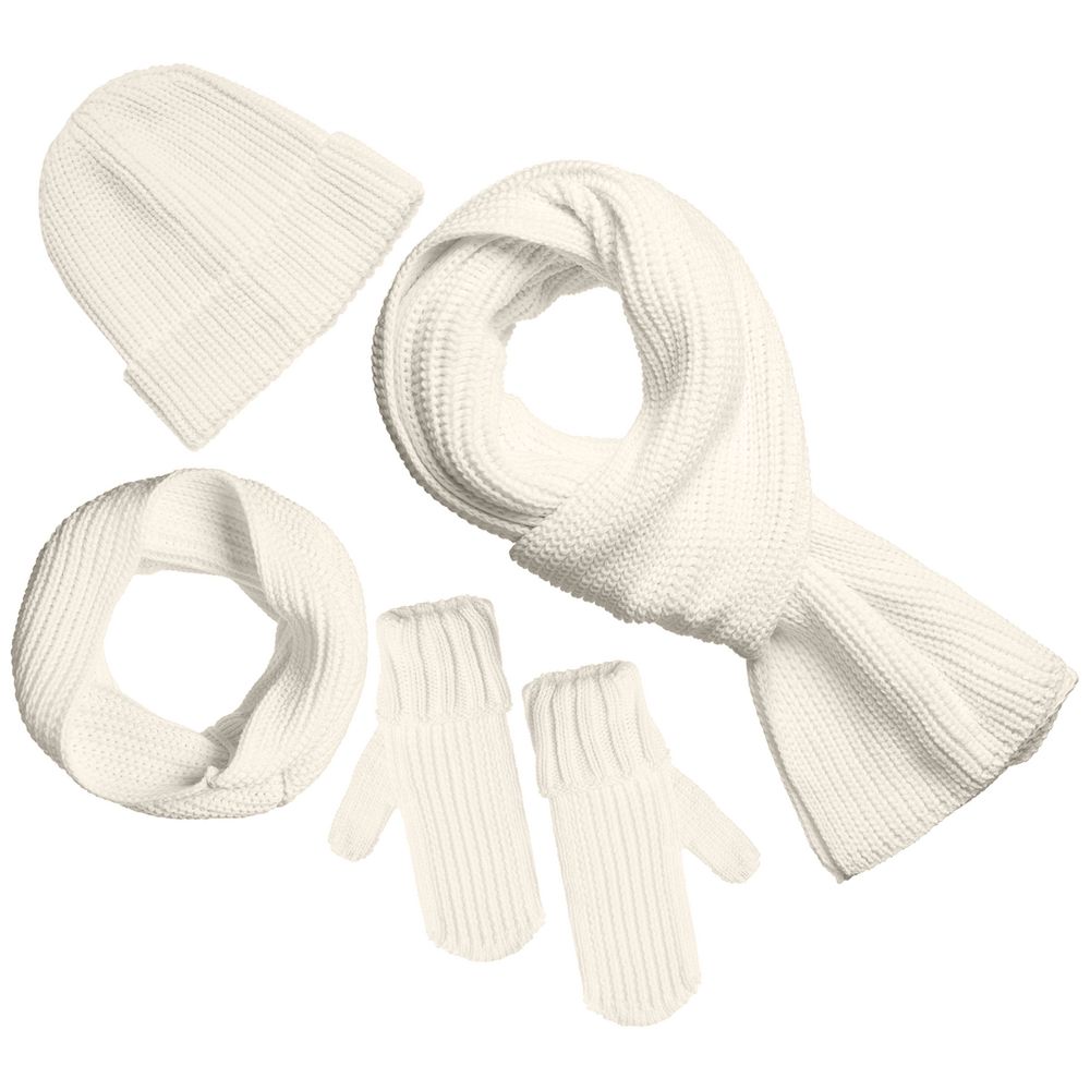 Шапка Nordkyn, молочно-белая — изображение 3