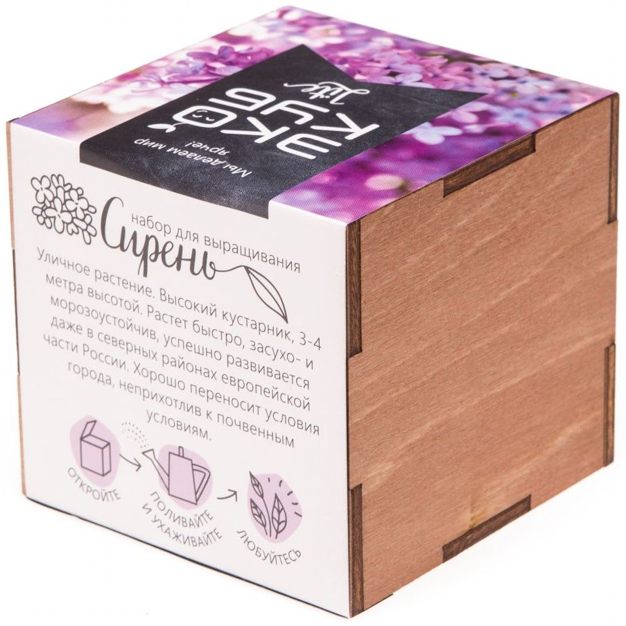 Набор для выращивания «Экокуб Lite», сирень — изображение 5