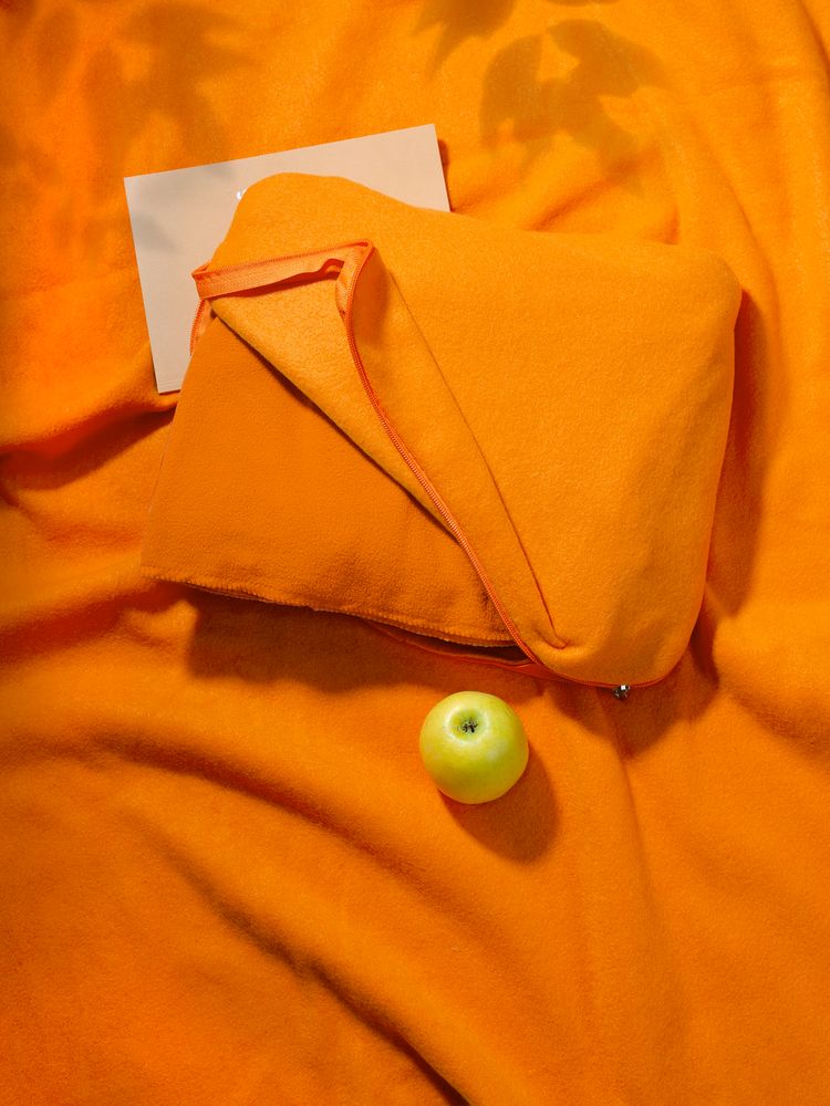 Дорожный плед Pathway, оранжевый — изображение 9