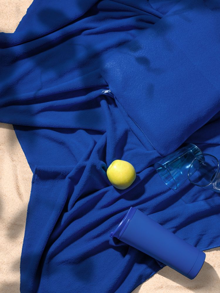 Дорожный плед Pathway, ярко-синий — изображение 9