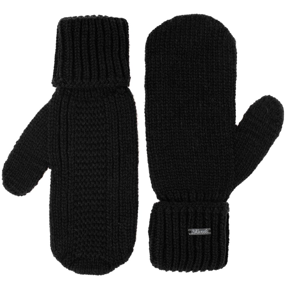 Варежки Brugge, черные — изображение 3