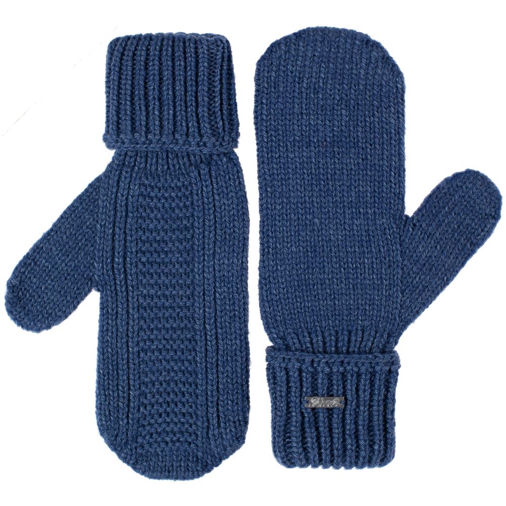 Варежки Brugge, синий меланж — изображение 3