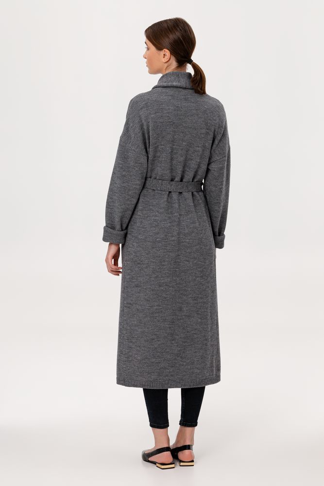 Кардиган женский Free Flow, серый меланж — изображение 4