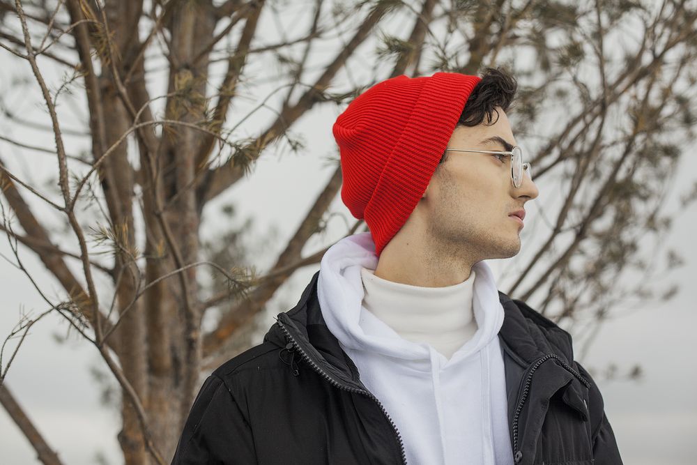 Шапка Life Explorer, красная (алая) — изображение 11