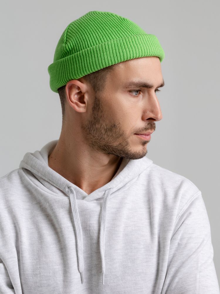 Шапка Life Explorer, зеленая (салатовая) — изображение 7