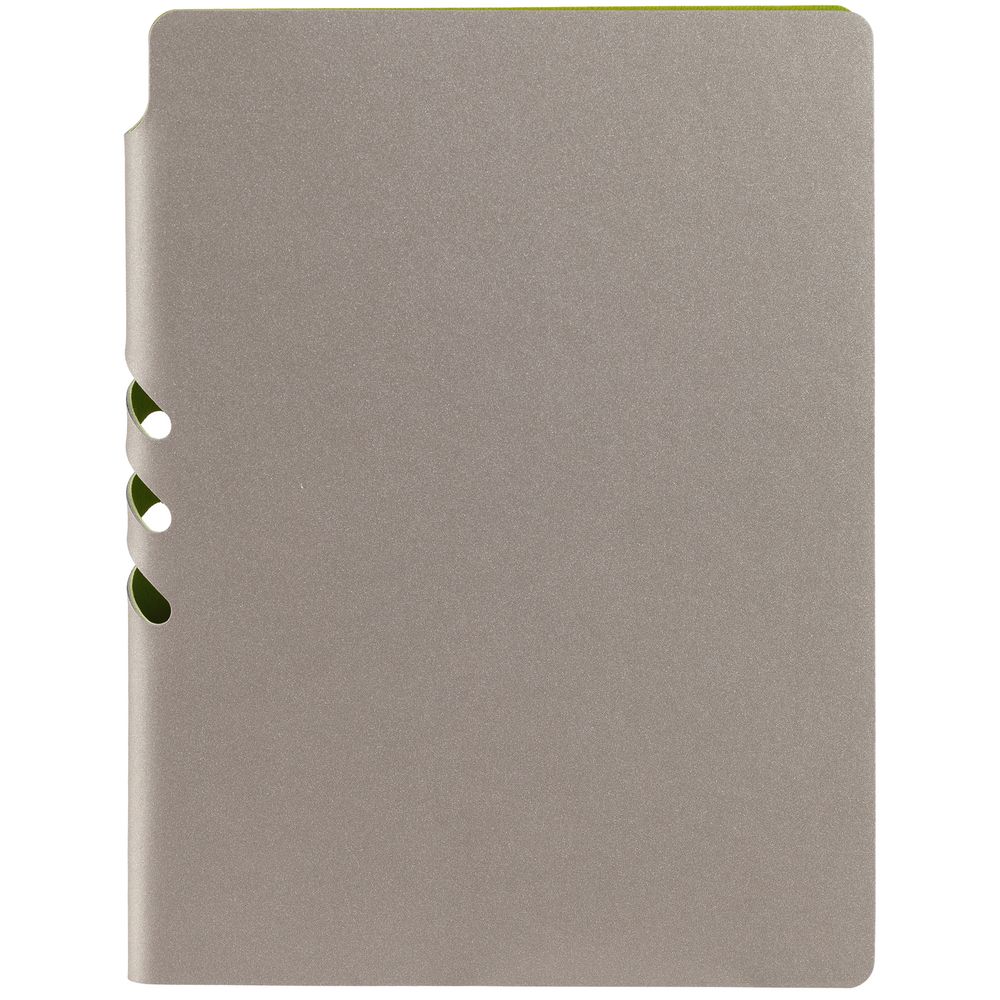 Ежедневник Flexpen, недатированный, серебристо-зеленый — изображение 5