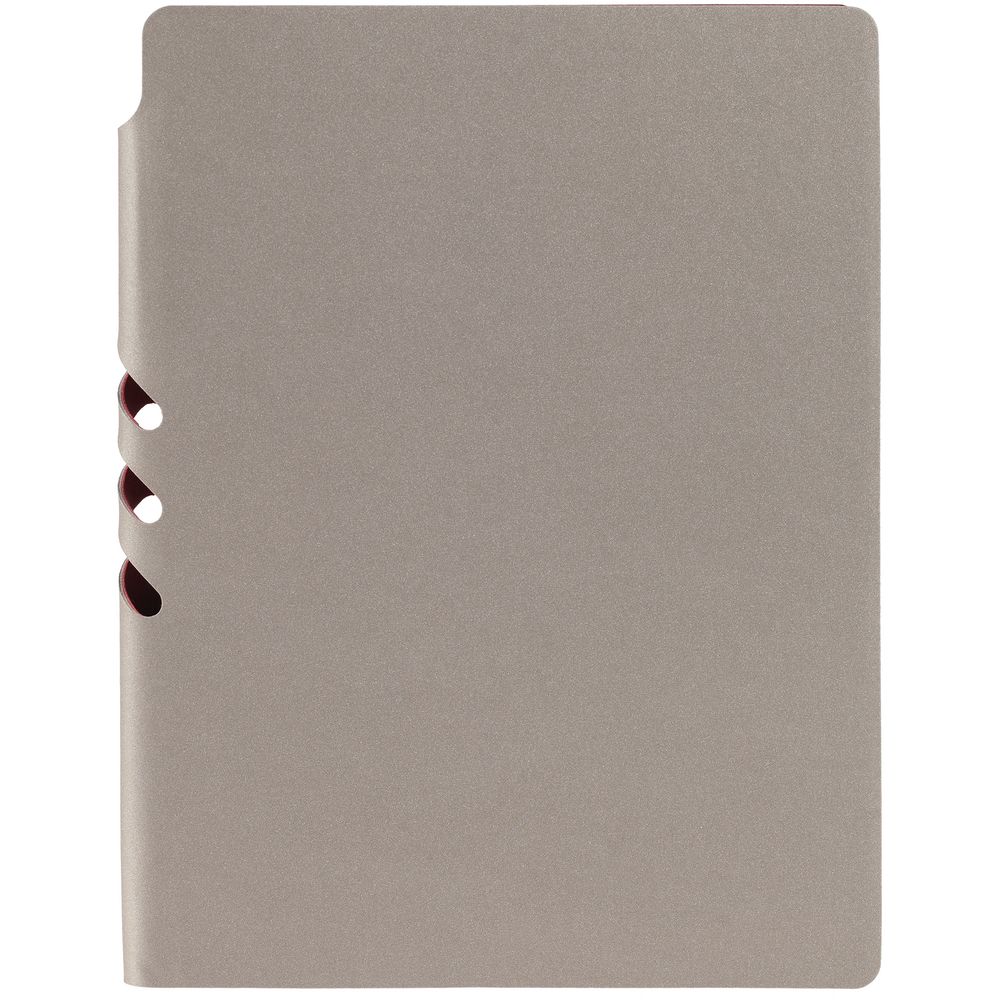 Ежедневник Flexpen, недатированный, серебристо-бордовый — изображение 4