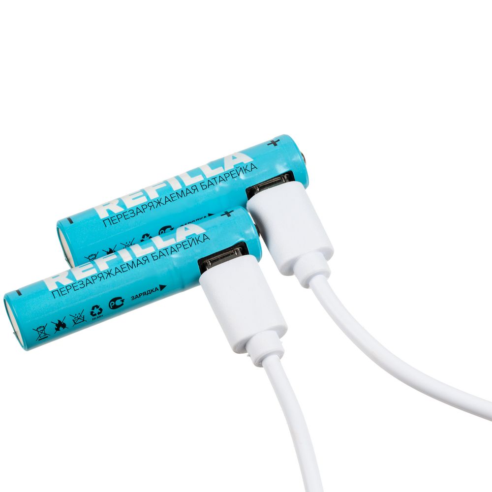 Набор перезаряжаемых батареек Refilla AAA, 450 мАч — изображение 4