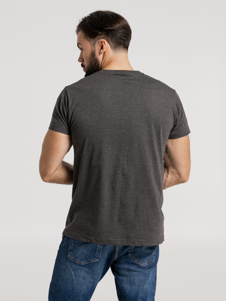 Футболка унисекс Firm Wear, черный меланж — изображение 9