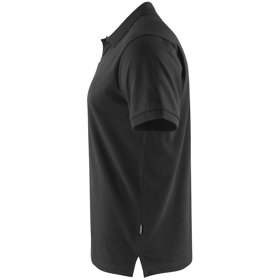 Рубашка поло мужская Sunset, черная — изображение 4