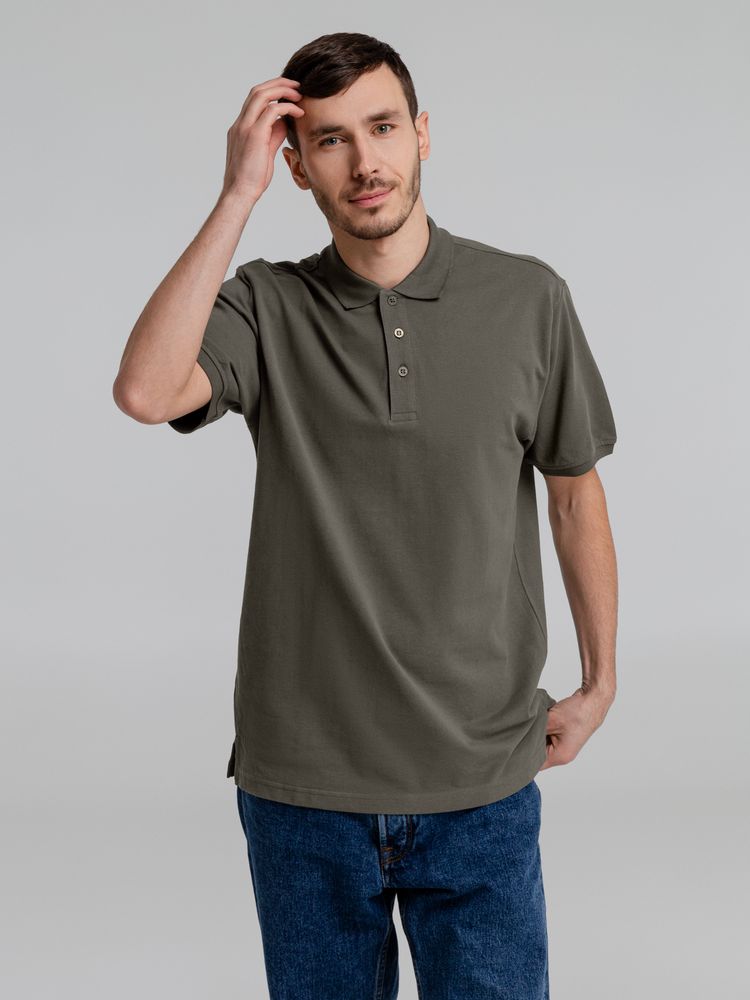 Рубашка поло мужская Neptune, темно-серая — изображение 6