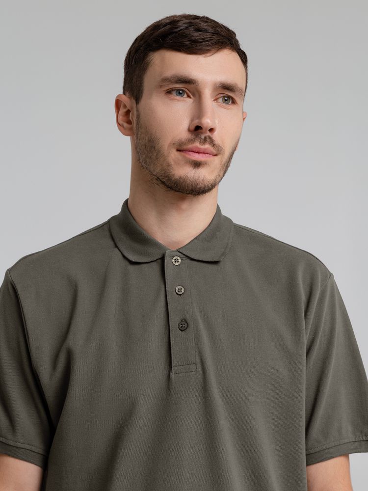 Рубашка поло мужская Neptune, темно-серая — изображение 9