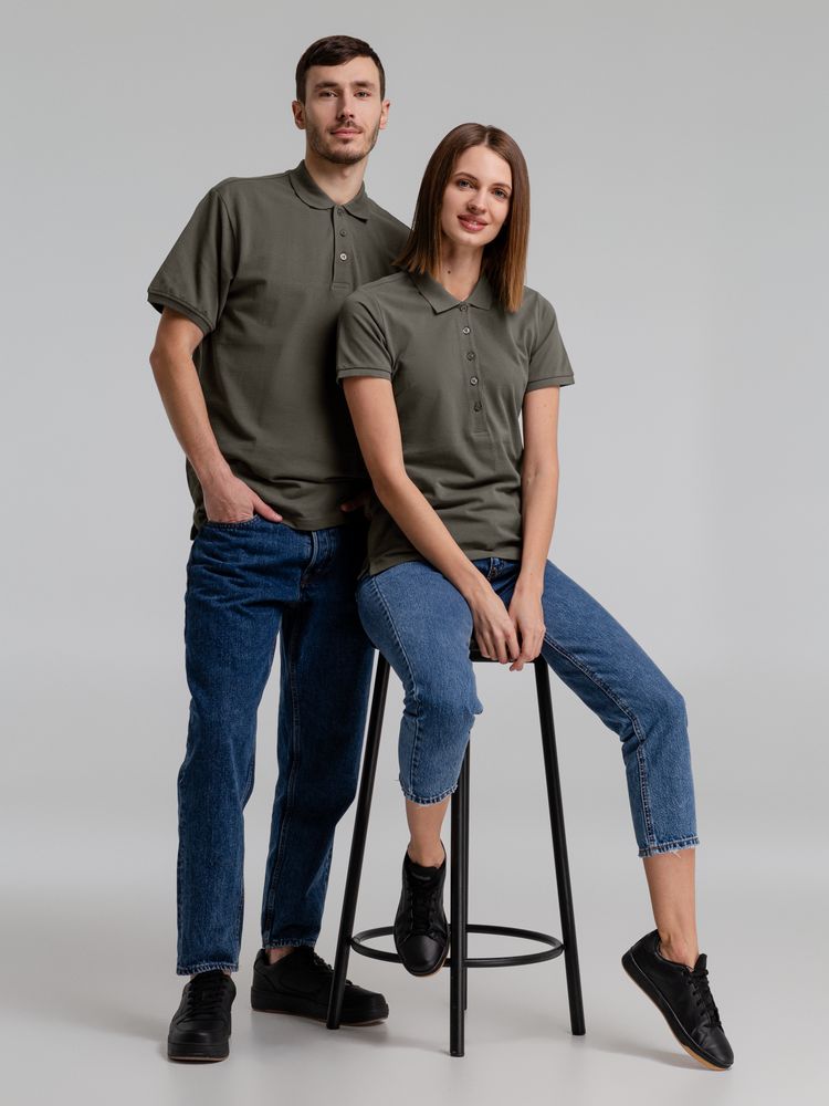 Рубашка поло мужская Neptune, темно-серая — изображение 10