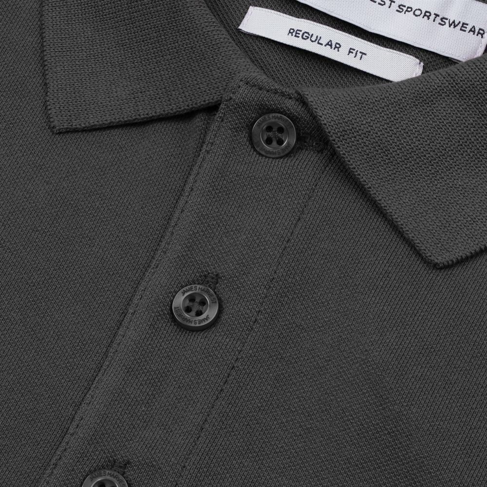 Рубашка поло мужская Neptune, темно-серая — изображение 4