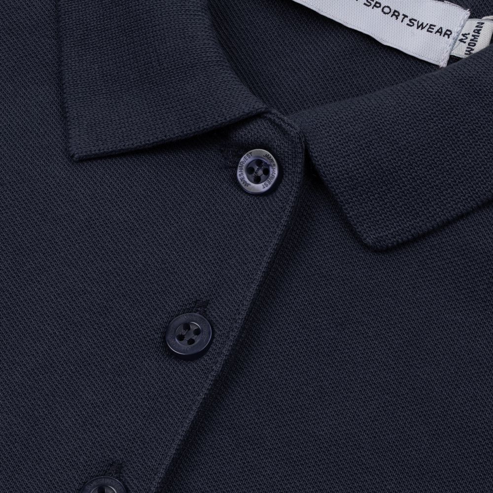Рубашка поло женская Neptune, темно-синяя — изображение 4