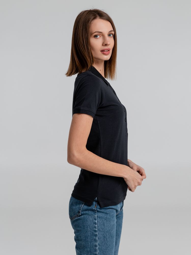 Рубашка поло женская Neptune, темно-синяя — изображение 7