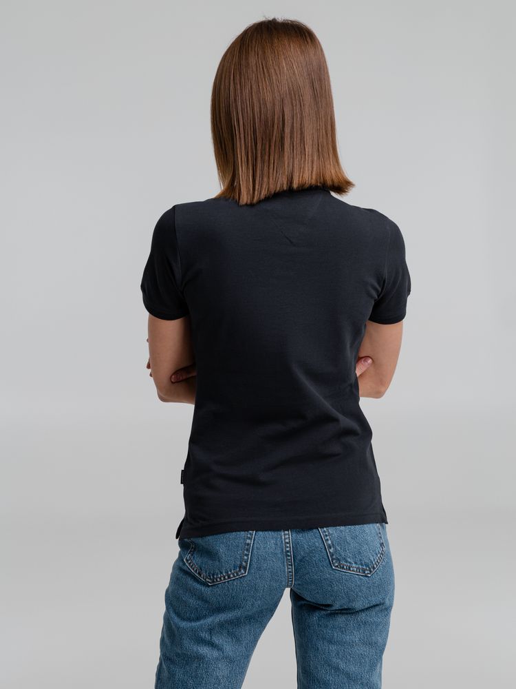 Рубашка поло женская Neptune, темно-синяя — изображение 8