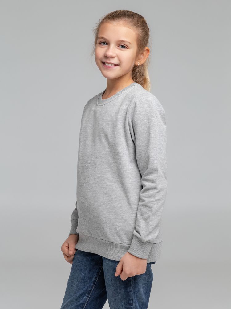 Свитшот детский Toima Kids, серый меланж — изображение 11