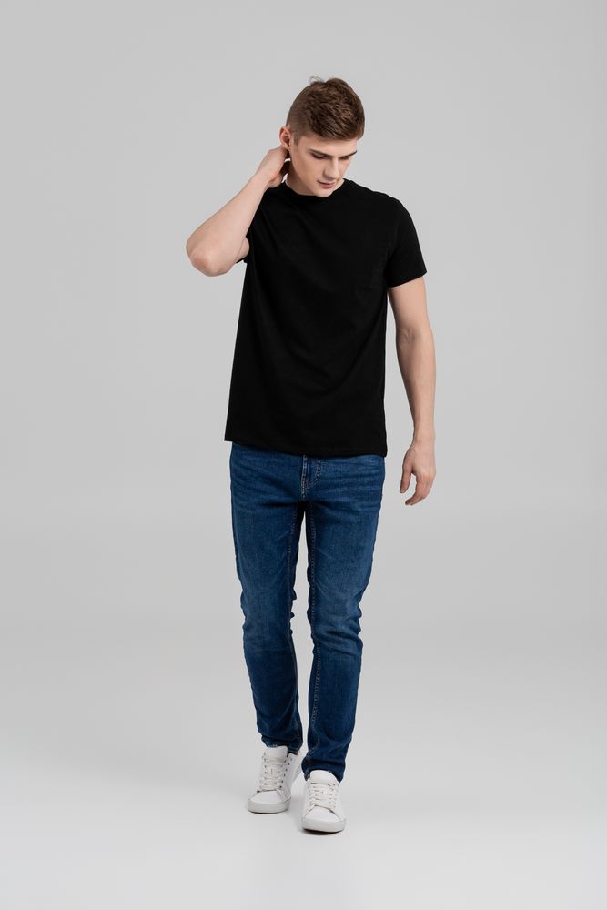 Футболка унисекс T-bolka 160 Original, черная — изображение 10