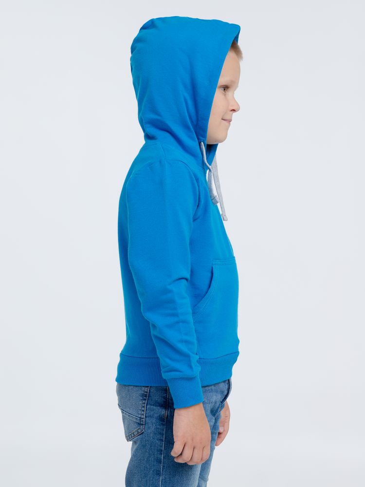 Толстовка с капюшоном детская Kirenga Kids, бирюзовая — изображение 6