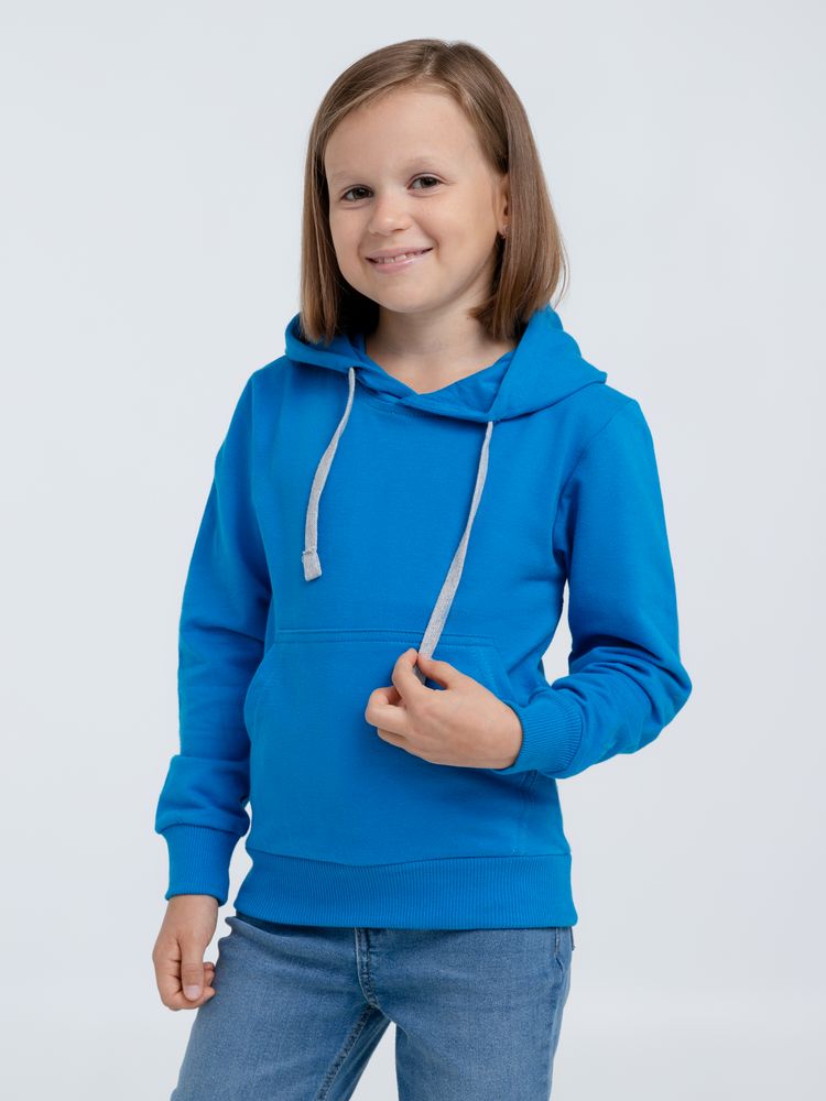 Толстовка с капюшоном детская Kirenga Kids, бирюзовая — изображение 7