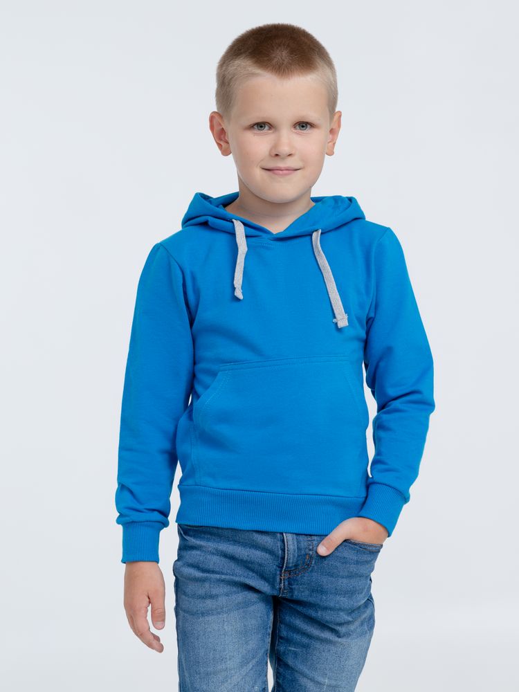 Толстовка с капюшоном детская Kirenga Kids, бирюзовая — изображение 4