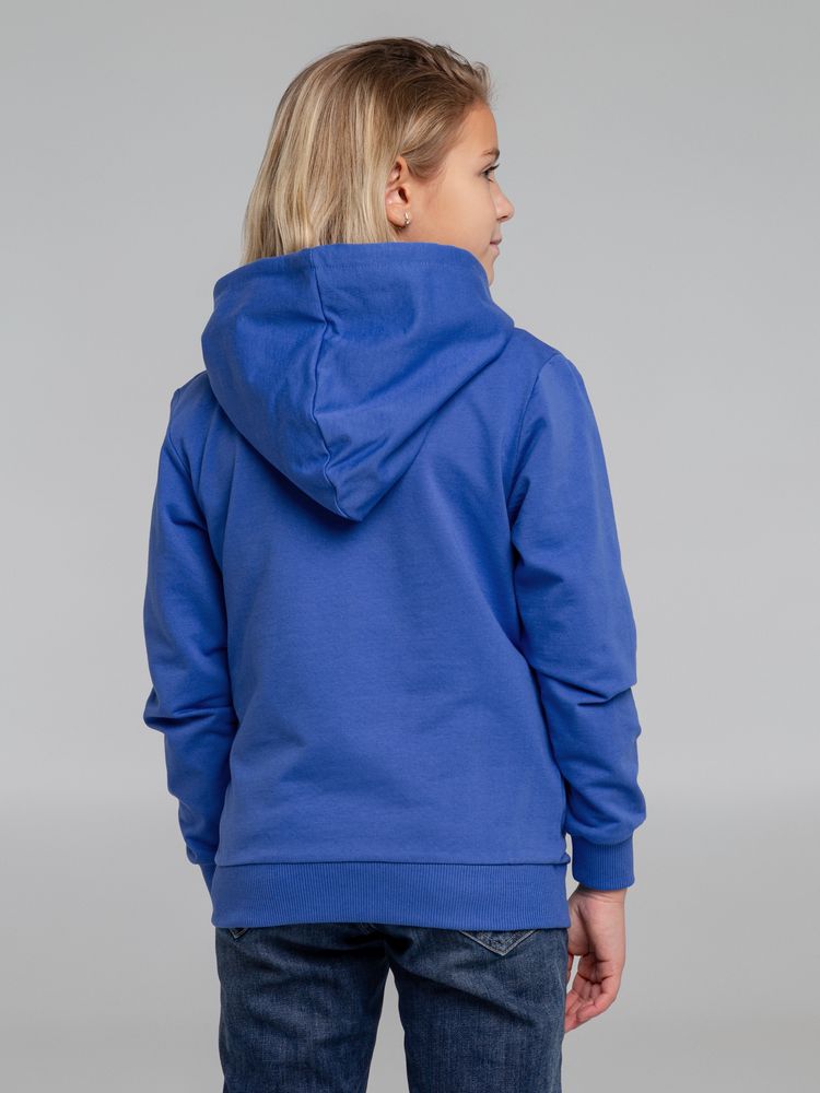 Толстовка с капюшоном детская Kirenga Kids, ярко-синяя — изображение 9