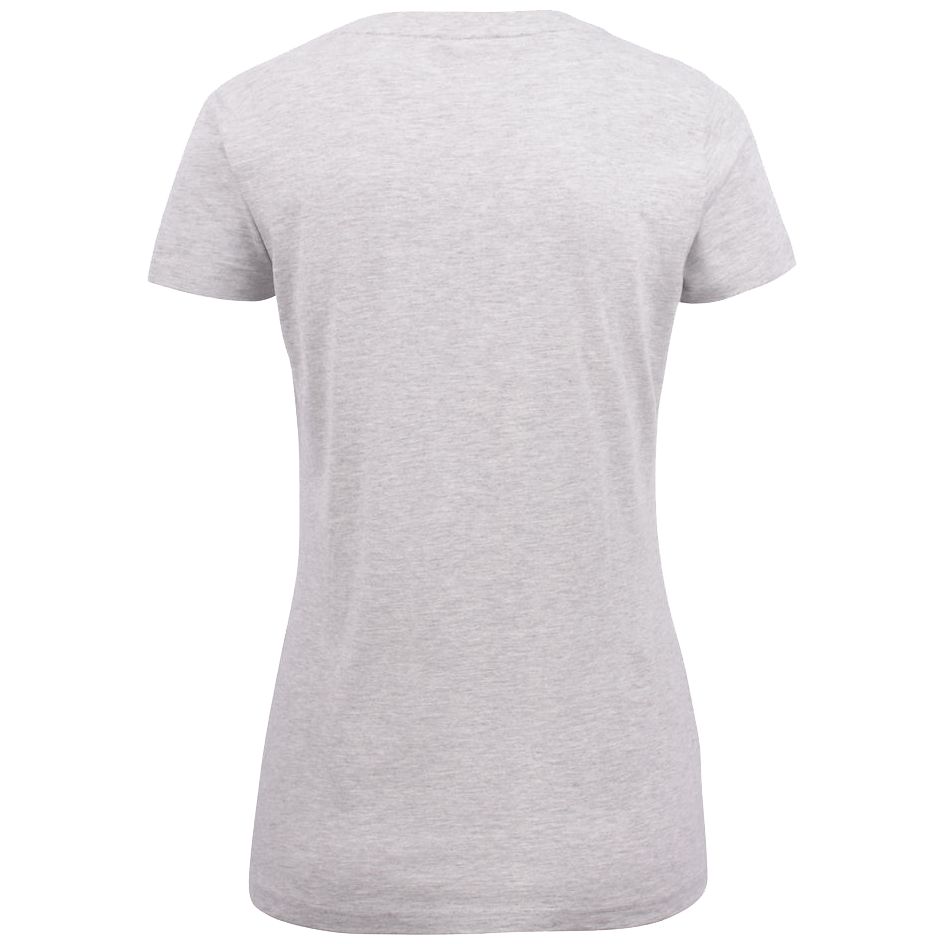 Футболка женская Ladies American U, светлый меланж — изображение 3