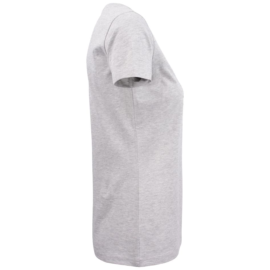 Футболка женская Ladies American U, светлый меланж — изображение 4