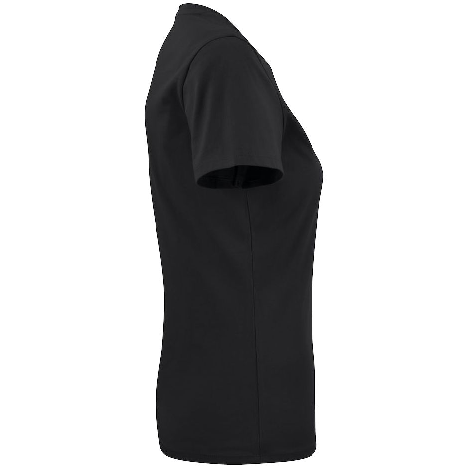 Футболка женская Ladies American U, черная — изображение 4