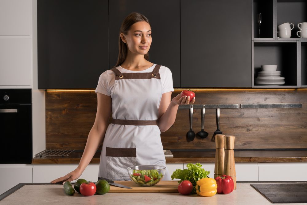 Фартук Keep Palms, серо-голубой — изображение 7