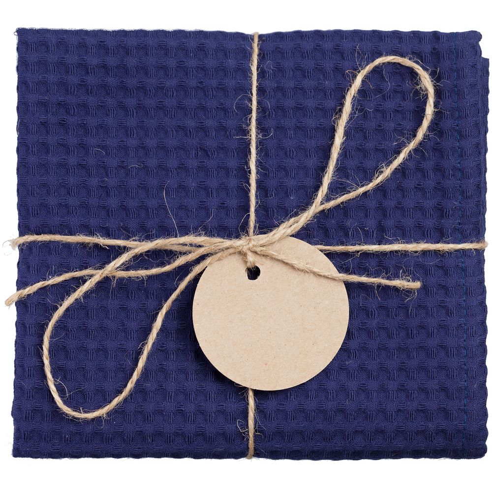 Набор кухонных полотенец Good Wipe, белый с синим — изображение 6