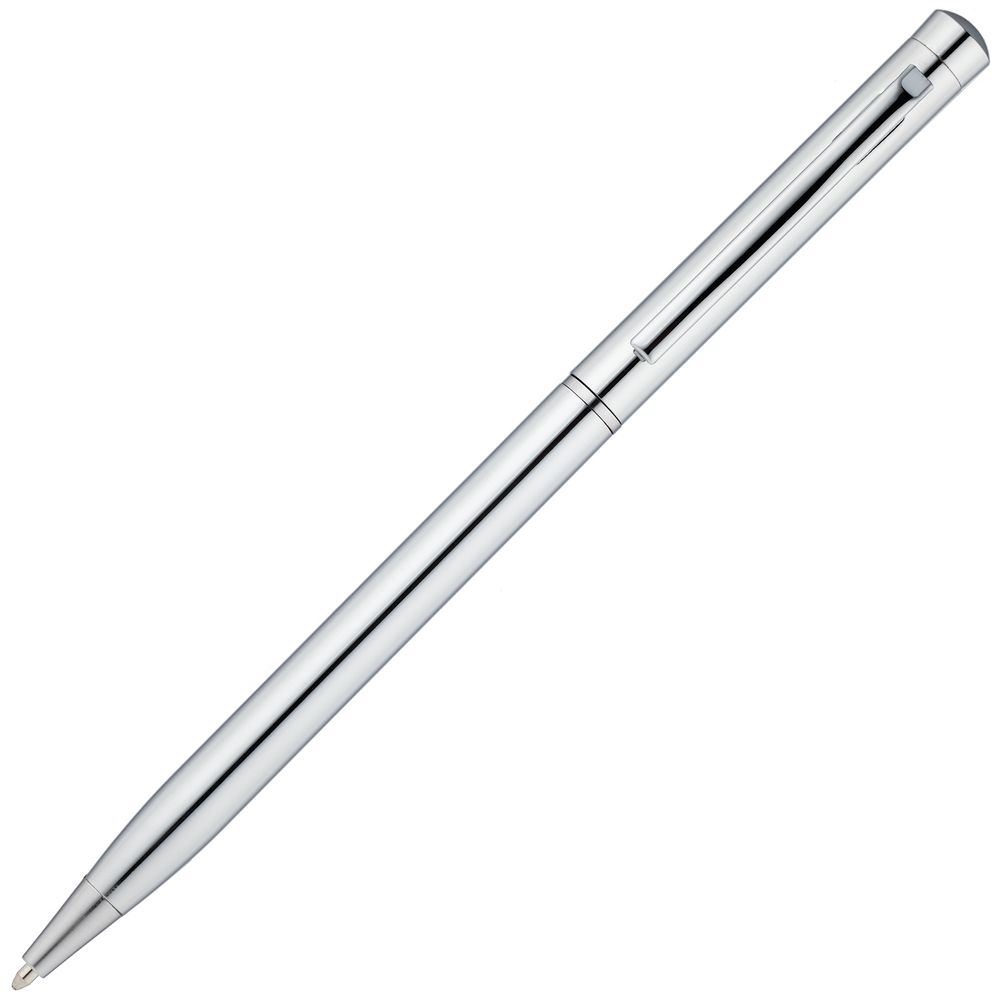 Ручка шариковая Hotel Ferra, серебристая — изображение 3