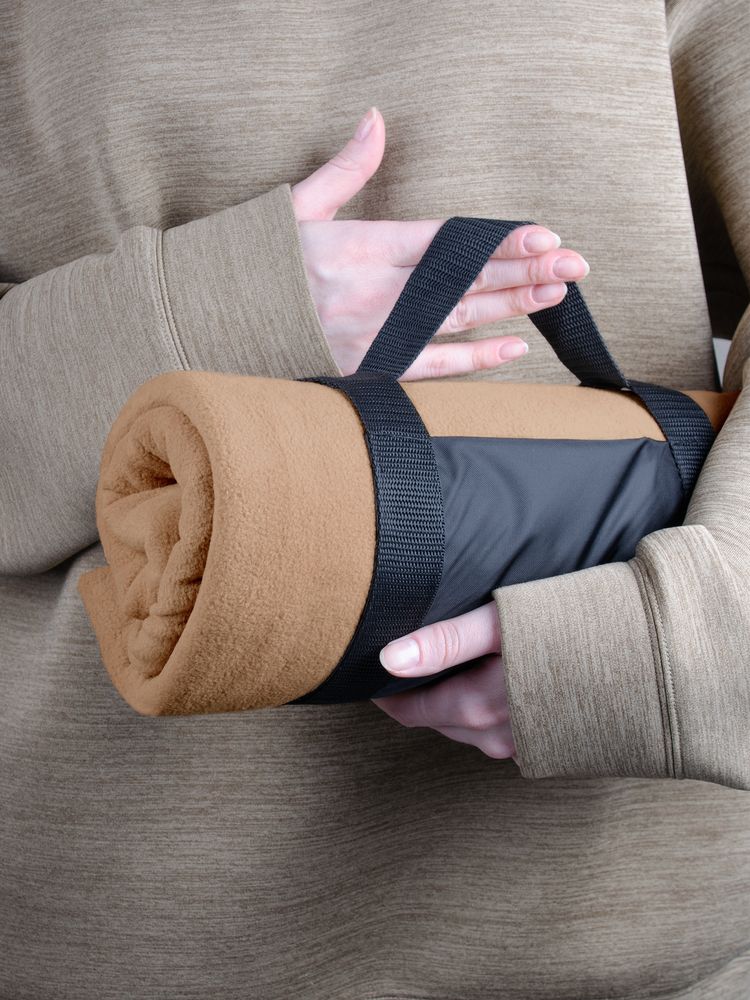 Дорожный плед Voyager, бежевый — изображение 7