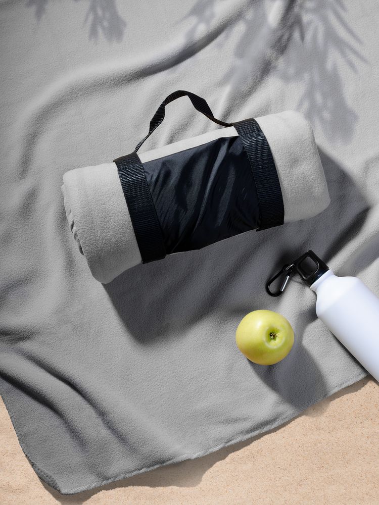 Дорожный плед Voyager, серый — изображение 6