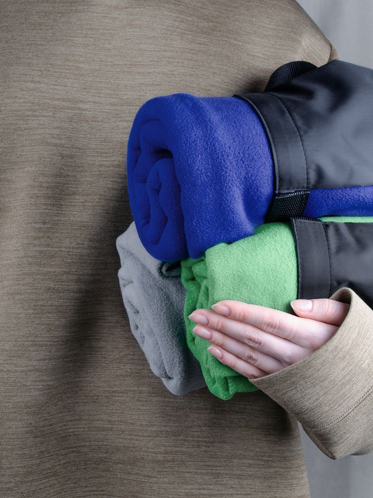 Дорожный плед Voyager, серый — изображение 8