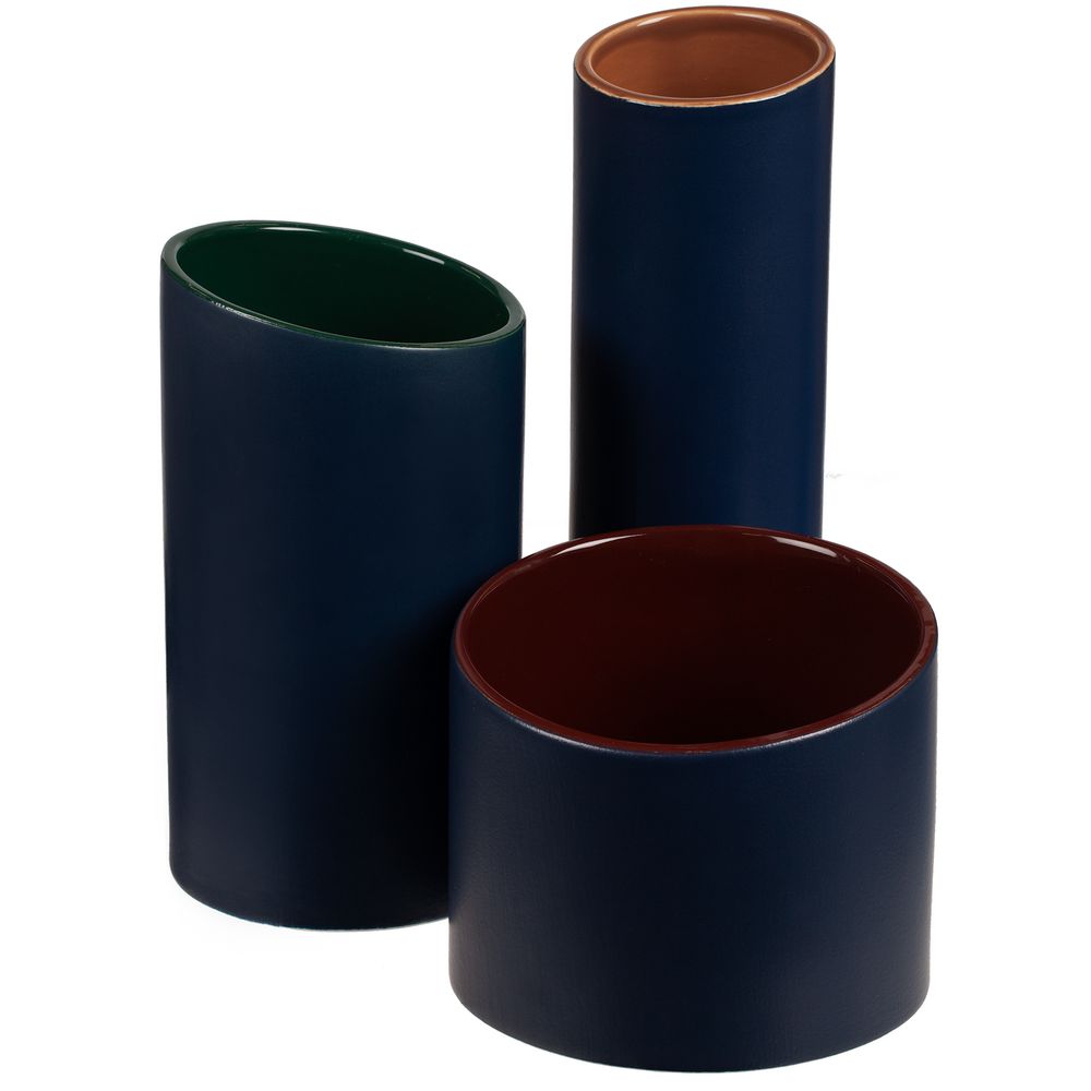 Ваза Form Fluid, малая, сине-бордовая — изображение 9