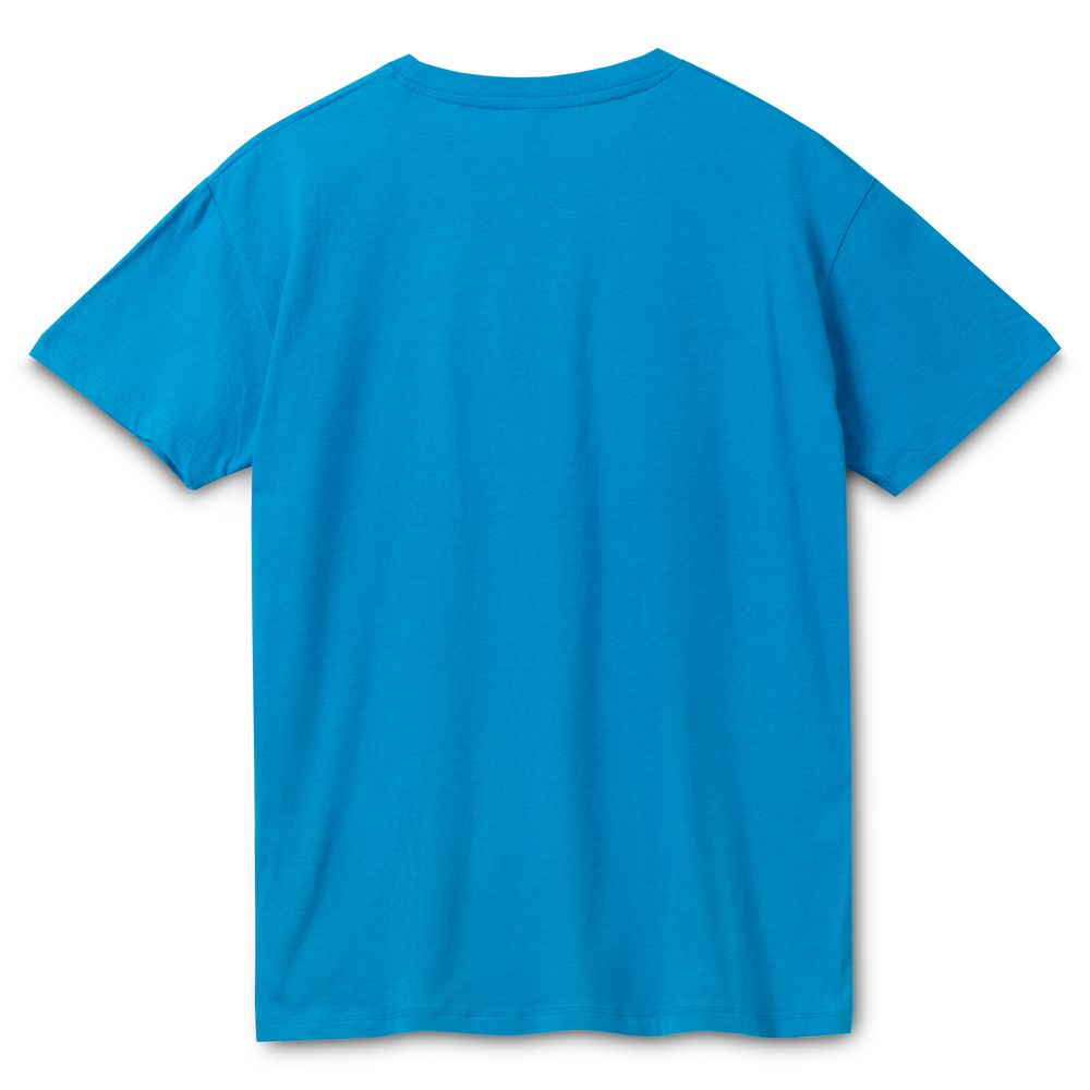 Футболка унисекс Regent 150, ярко-бирюзовая — изображение 3