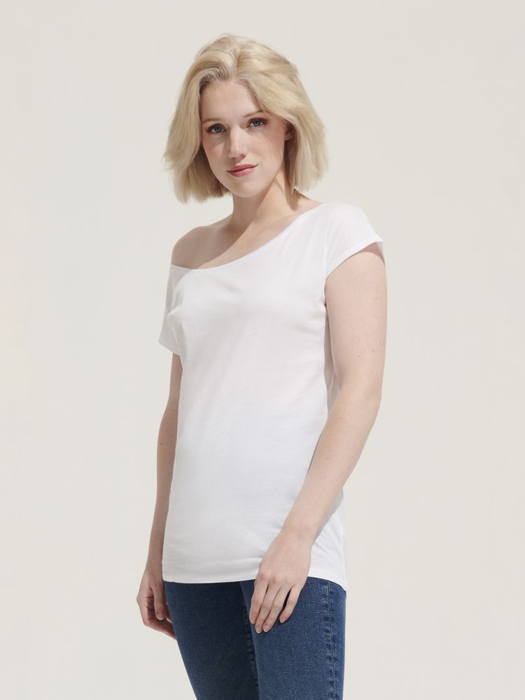 Футболка женская Marylin, черная — изображение 5