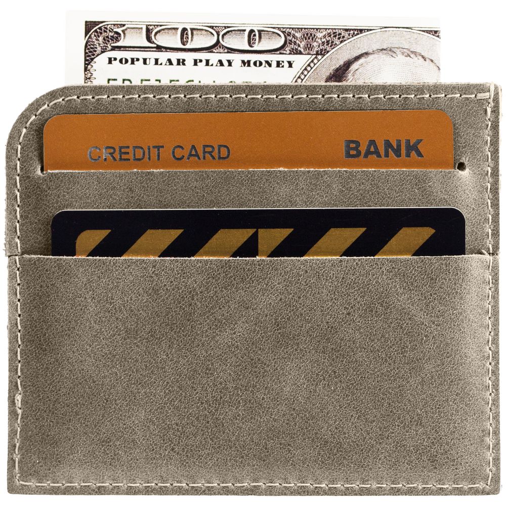 Чехол для карточек Apache, серый — изображение 5