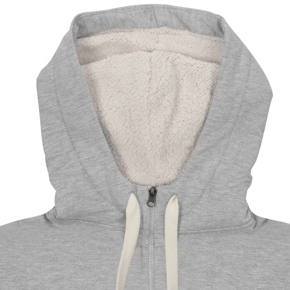 Толстовка на молнии Kulonga Sherpa, серый меланж — изображение 5