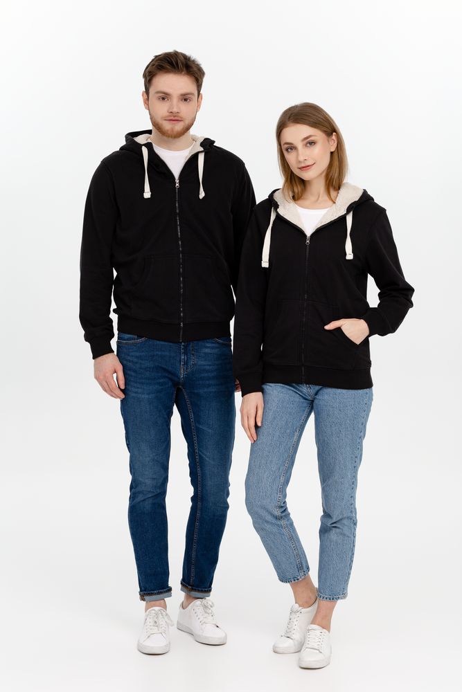 Толстовка на молнии Kulonga Sherpa, черная — изображение 10