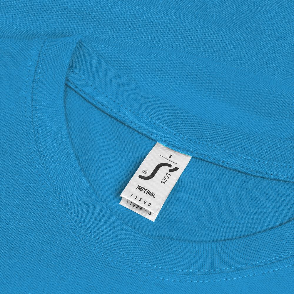 Футболка Imperial 190, ярко-бирюзовая — изображение 4