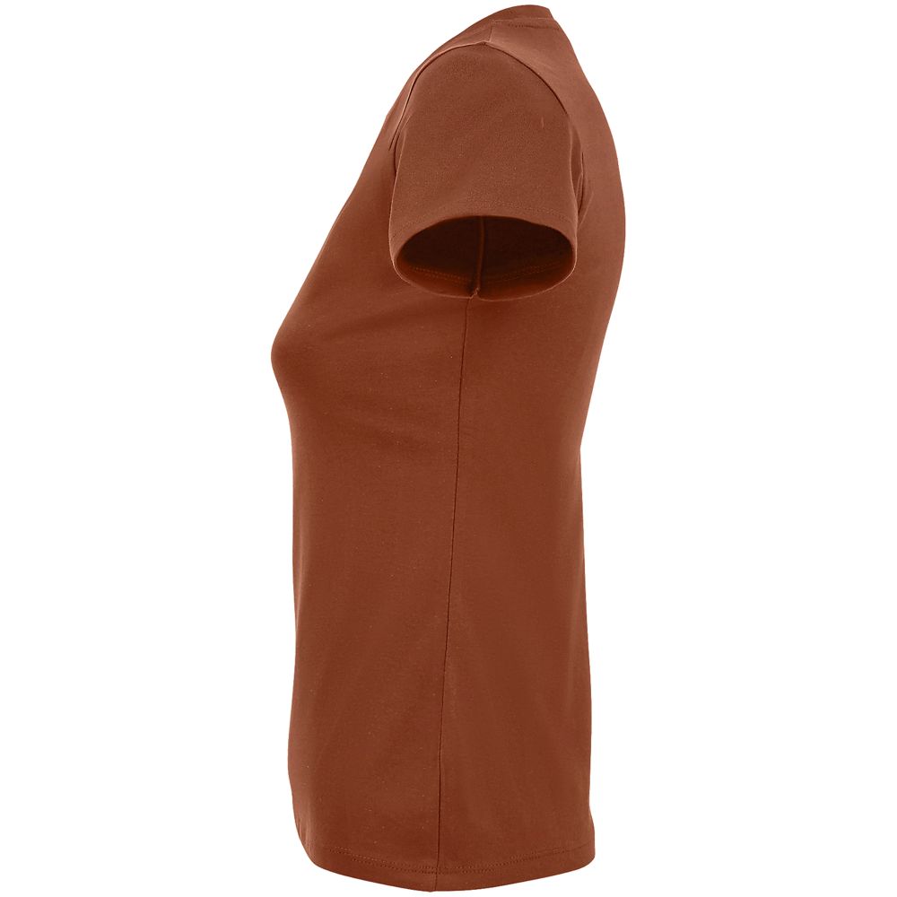 Футболка женская Imperial Women 190, коричневая (терракотовая) — изображение 4